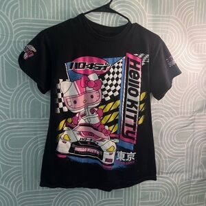 Hello Kitty Black Graphic T-Shirt
